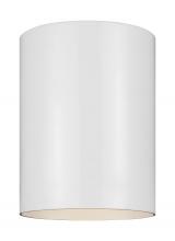VC Studio Collection 7813801-15 - Outdoor Cylinders One Light Outdoor Ceiling Flush Mount