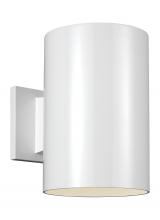 VC Studio Collection 8313901EN3-15 - Outdoor Cylinders transitional 1-light LED outdoor exterior large wall lantern sconce in white finis