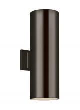 VC Studio Collection 8313902-10 - Outdoor Cylinders Large Two Light Outdoor Wall Lantern