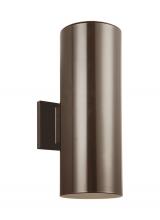 VC Studio Collection 8413897S-10 - Outdoor Cylinders Small 2 LED Wall Lantern