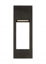VC Studio Collection 8757793S-71 - Testa modern 2-light LED outdoor exterior large wall lantern in antique bronze finish with satin etc