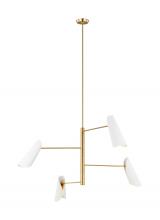 VC Studio Collection AEC1024BBSMWT - Tresa Four Light Chandelier