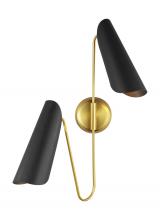 VC Studio Collection AEW1002BBSMBK - Tresa Two Light Sconce