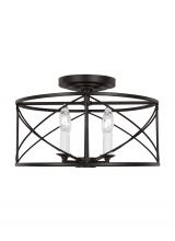 VC Studio Collection CF1134AI - Beatrix Casual 4-Light Indoor Dimmable Medium Semi-Flush Mount Ceiling Light