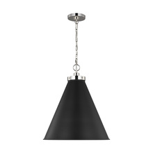 VC Studio Collection CP1281MBKPN - Wellfleet Large Cone Pendant