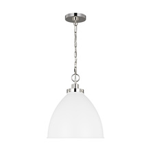 VC Studio Collection CP1291MWTPN - Wellfleet Medium Dome Pendant