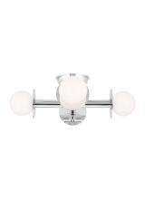 VC Studio Collection KF1034PN - Nodes Contemporary 4-Light Indoor Dimmable Semi-Flush Mount Ceiling Light