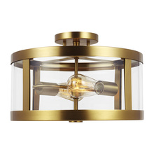VC Studio Collection SF341BBS - Harrow Medium Semi-Flush Mount