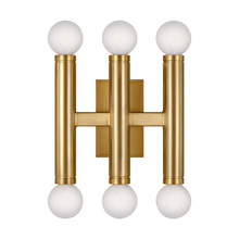 VC Studio Collection TW1146BBS - Beckham Modern Triple Sconce