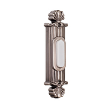 Craftmade BSSO-AP - Surface Mount Straight Ornate LED Lighted Push Button in Antique Pewter