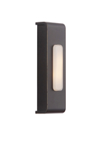 Craftmade PB5001-AZ - Surface Mount LED Lighted Push Button, Waterfall Edge Rectangle in Antique Bronze