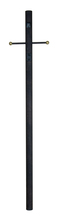 Craftmade Z8794-TB - 84" Smooth Direct Burial Post w/ Photocell & Convenience Outlet in Textured Black