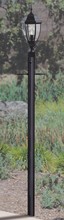 Craftmade Z8992-TB - 84" Fluted Direct Burial Post w/ Photocell in Textured Black