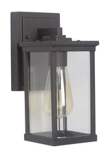 Craftmade Z9704-OBO - Riviera III 1 Light Small Outdoor Wall Lantern in Oiled Bronze Outdoor