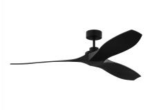VC Fan Collection 3CLNCSM60MBK - Collins 60" Smart Indoor/Outdoor Coastal Black Ceiling Fan with Remote Control and Reversible Mo