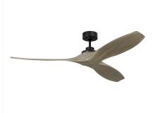 VC Fan Collection 3CLNSM60AGP - Collins 60" Smart Indoor/Outdoor Aged Pewter Ceiling Fan with Remote Control and Reversible Moto