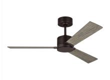 VC Fan Collection 3RZR44AGP - Rozzen 44" Indoor/Outdoor Aged Pewter Ceiling Fan with Handheld Remote Control and Reversible Mo