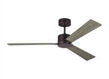 VC Fan Collection 3RZR52AGP - Rozzen 52"Indoor/Outdoor Aged Pewter Ceiling Fan with Handheld Remote Control and Reversible Mot
