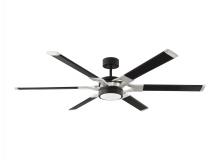 VC Fan Collection 6LFR62MBKD - Loft 62" LED Ceiling Fan